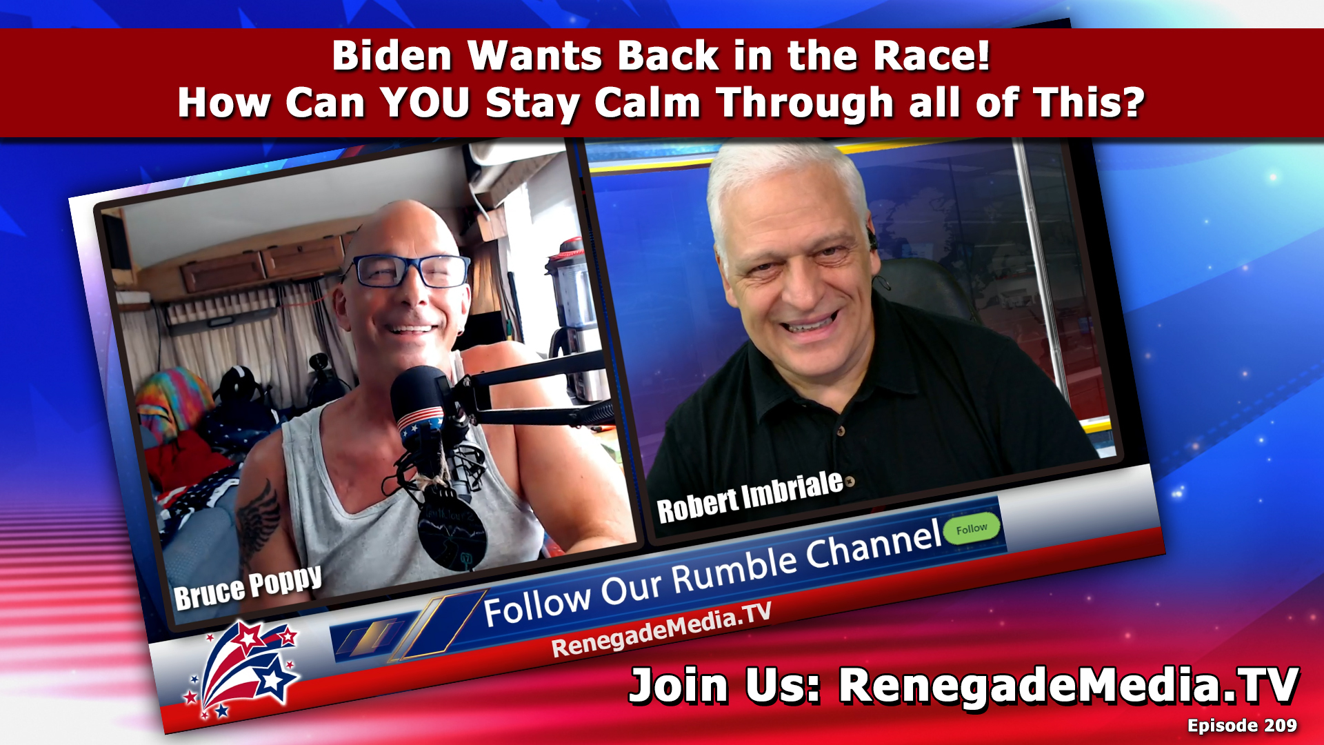 Biden Wants Back In! Plus Keeping Calm No Matter What!